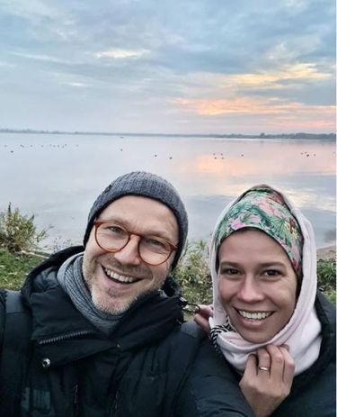 Krystian Wieczorek z żoną. Zdjęcie z Instagrama