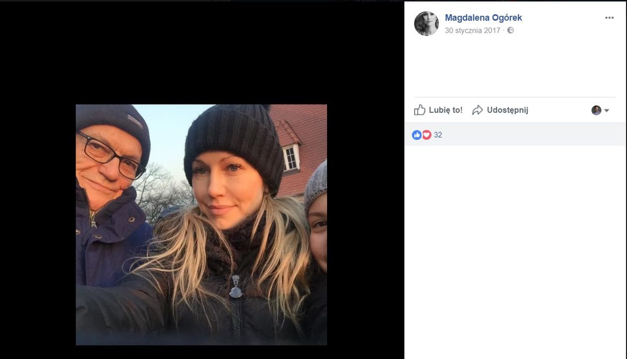 Zdjęcie z otwartego konta Facebook Magdaleny Ogórek. 