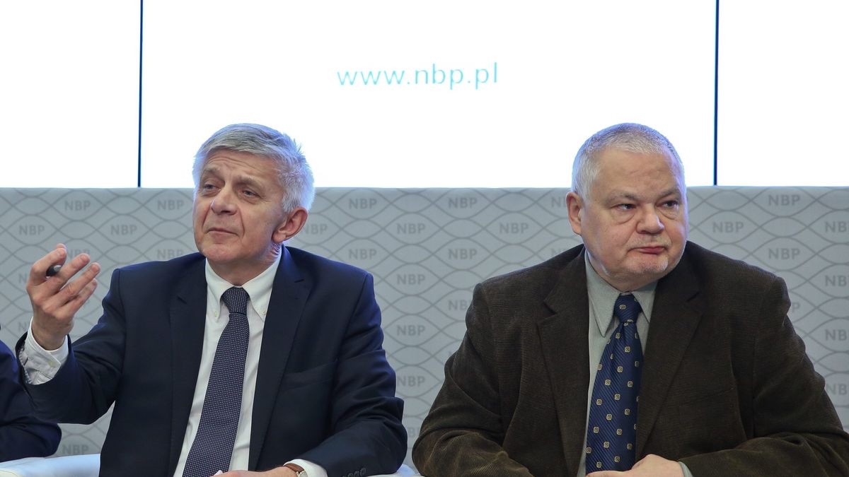 Marek Belka i Adam Glapiński - były i obecny prezes NBP