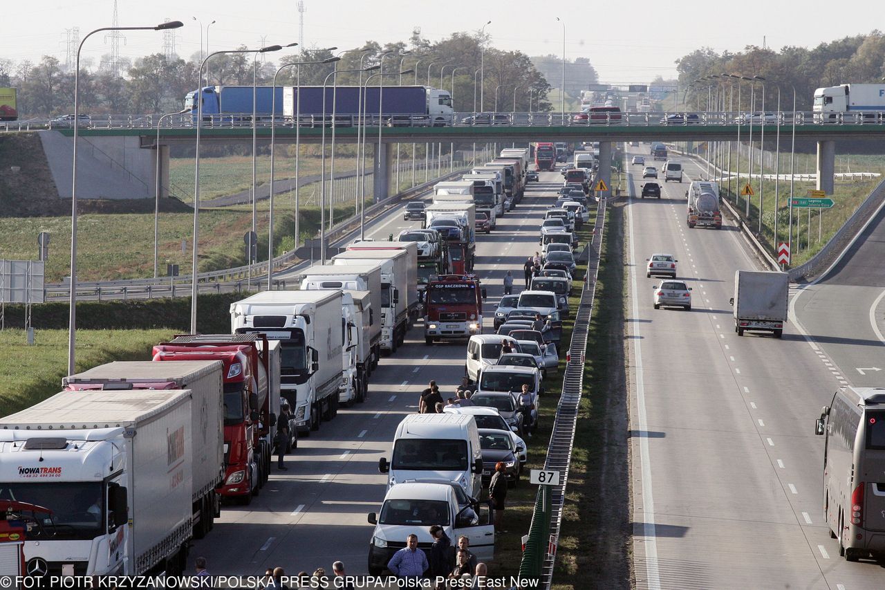 Śmiertelny wypadek na A4. Potężne korki