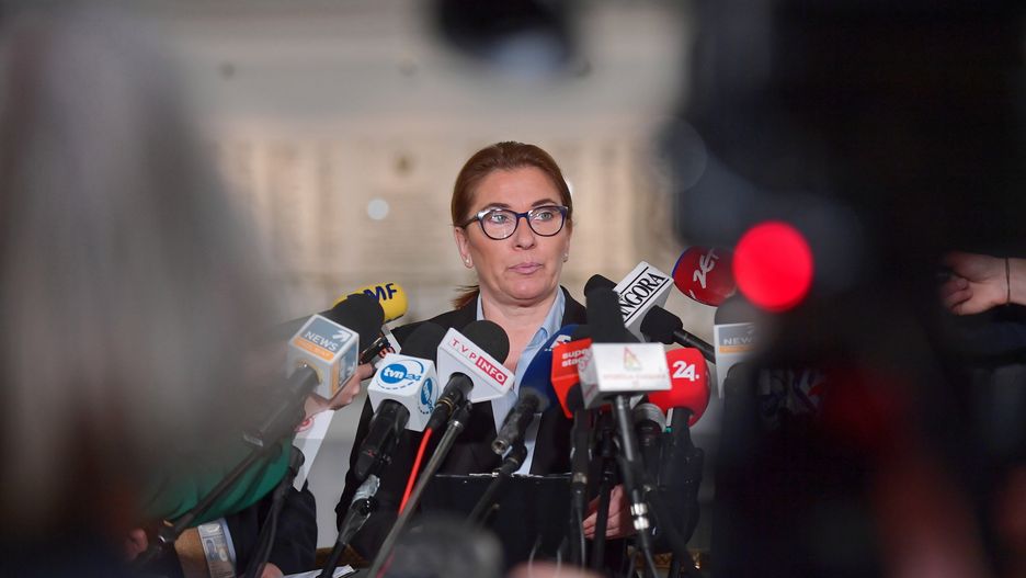 Reakcja Beaty Mazurek była błyskawiczna