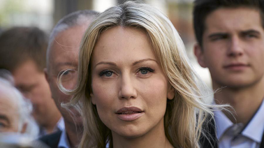Magdalena Ogórek podczas kampanii prezydenckiej w 2015 r. 