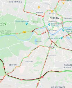 Wypadek na A4. Południowa obwodnica Krakowa zakorkowana