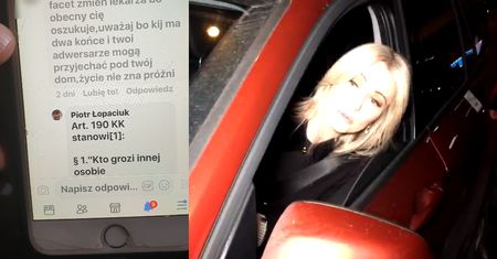 Protestował przed TVP, dostaje groźby. Pokazał, co piszą do niego ludzie