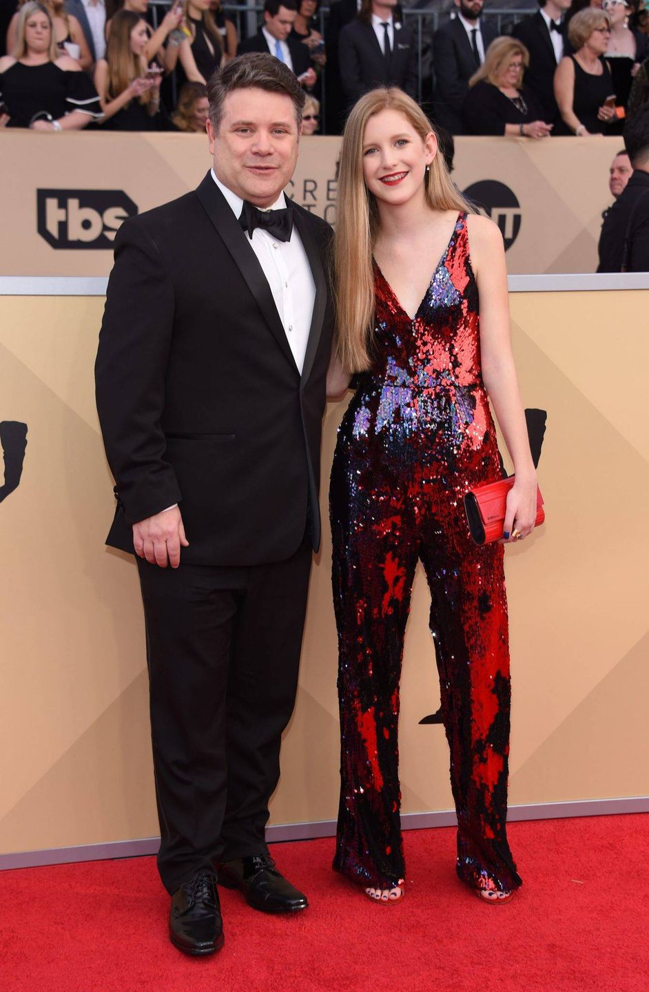 Sean Astin, Christine Harrell -  SAG Awards 2018,