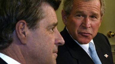 Paul Bremer z prezydentem George W. Bushem