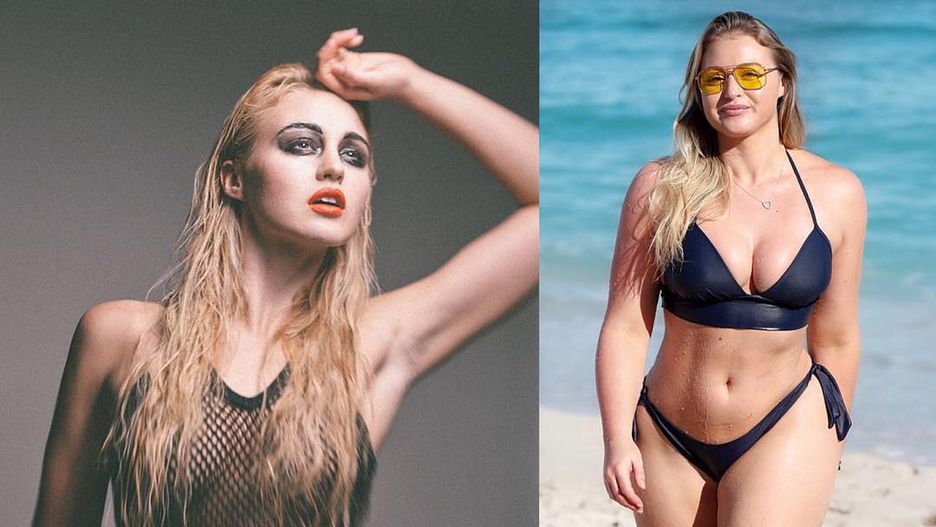 Iskra Lawrence - po lewej 10 lat temu i po prawej - przed miesiącem. 