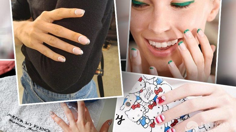 Modny manicure wiosna 2016: kolorowy french