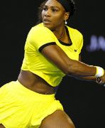 Serena Williams jak Wielki Ptak z "Ulicy Sezamkowej"