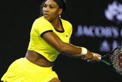 Serena Williams jak Wielki Ptak z "Ulicy Sezamkowej"