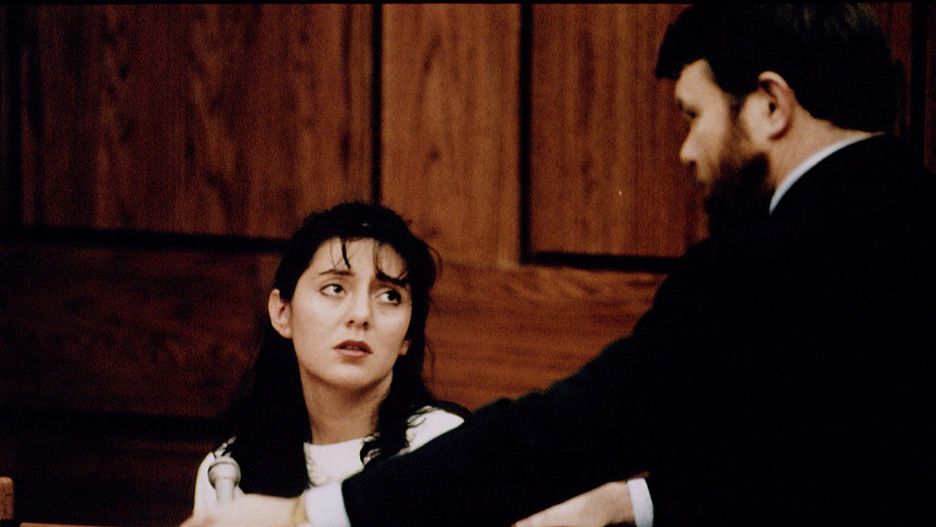 Lorena Bobbitt podczas procesu, po którym została uznana za niepoczytalną