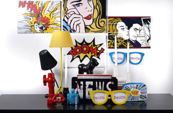 Aranżacja wnętrz w stylu pop art. Zainspirowane ikonami popkultury