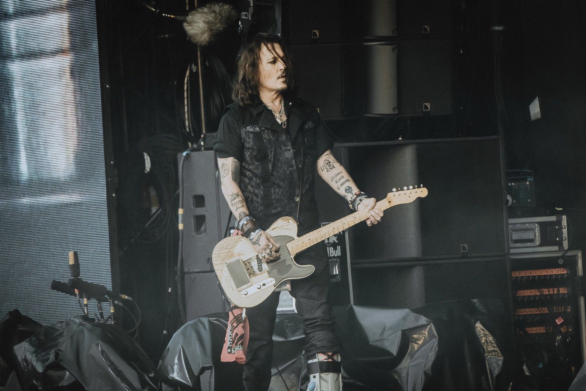 The Hollywood Vampires - Johnyy Depp (fot. ONS)