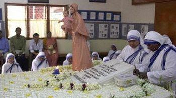 Przy grobie Matki Teresy