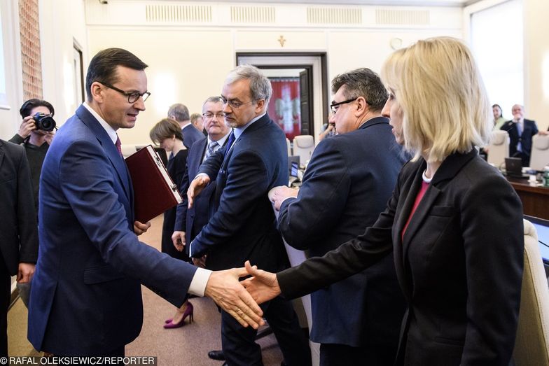 Minister Czerwińska pojawiła się po miesiącu przerwy na ostatniej Radzie Ministrów. 