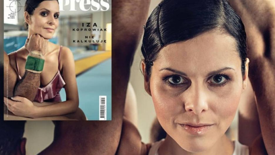 Iza Koprowiak na okładce "Press"