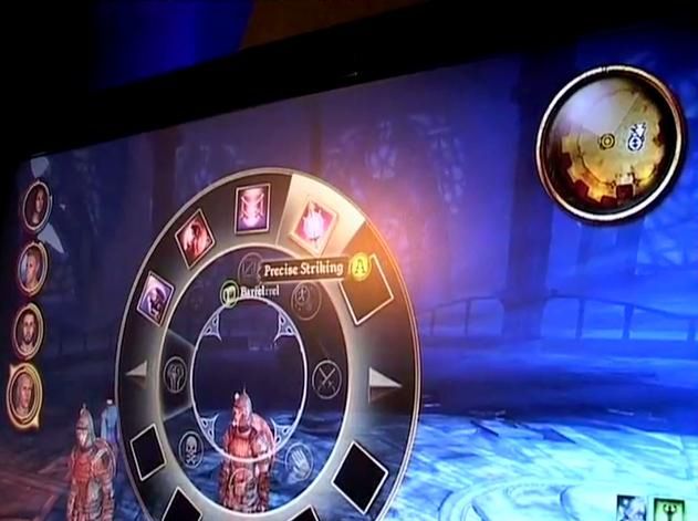 Spojrzenie na interfejs użytkownika w konsolowej wersji Dragon Age: Początek