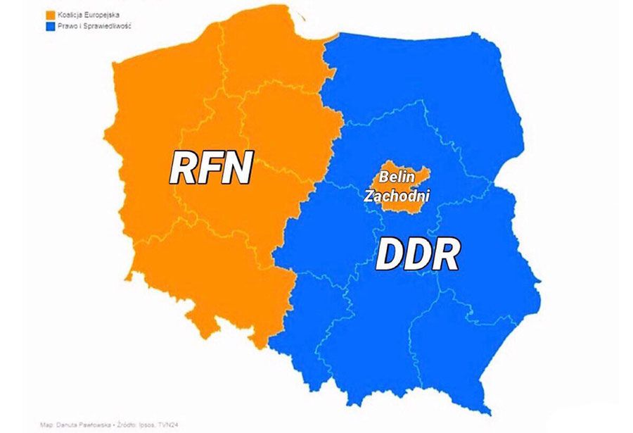 RFN i NRD na grafice po wyborach. "Woda na młyn Kaczyńskiego"