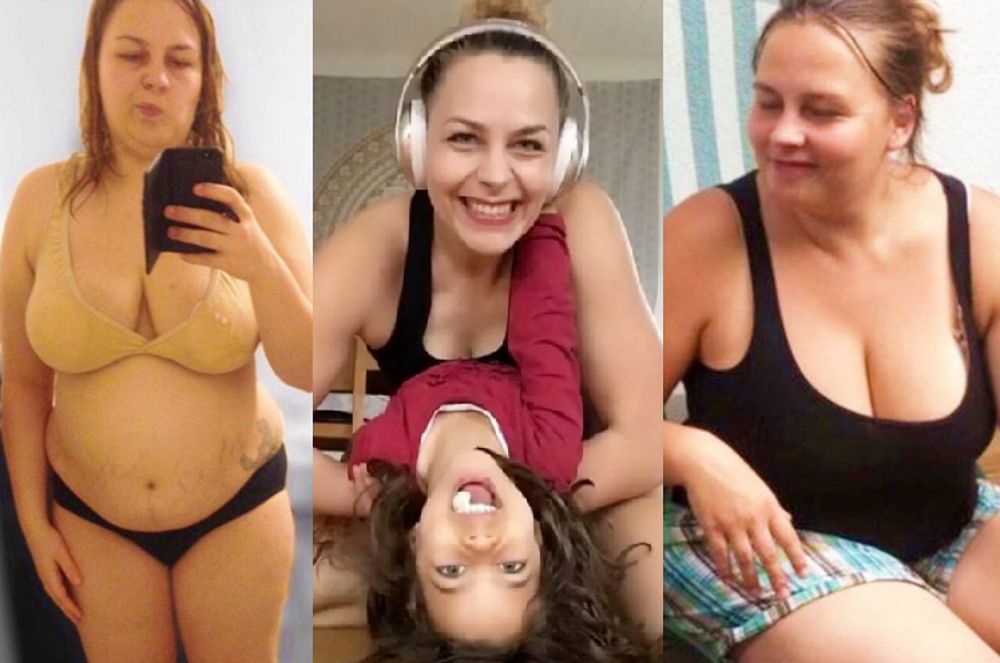 Ważyła 104 kg. Użyła dzieci jak hantli i schudła