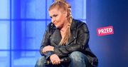 Skrzynecka w króciutkich włosach koloru blond na salonach. Ale my patrzymy na jej talię. Matko, jak ona schudła!