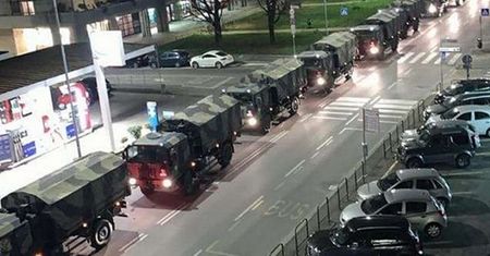 Wojskowe ciężarówki znowu wyjechały z Bergamo