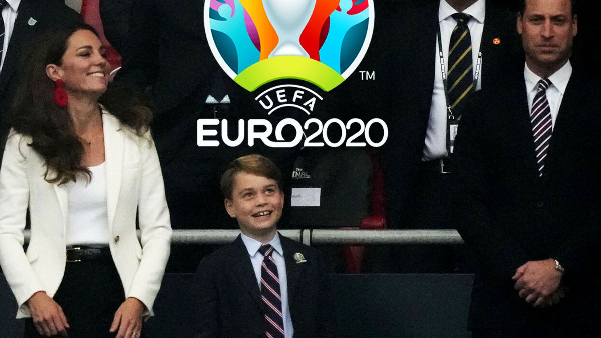 Euro 2020. Kate i William z George’em na trybunach! Dostrzegliśmy jeszcze inne hot nazwiska, ale i tak show skradł kibic, który… zobaczcie sami