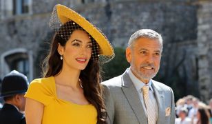 Amal i George przyćmili wszystkich gości. Wyglądali najlepiej na ślubie Meghan i Harry'ego