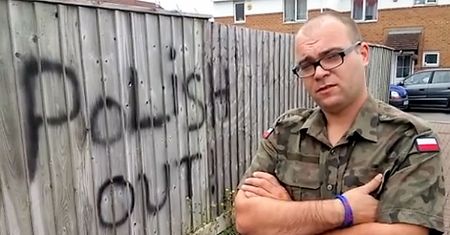 "Polish out" przed domem Polaka mieszkającego w Bristolu. Mężczyzna przyznaje: jestem zszokowany