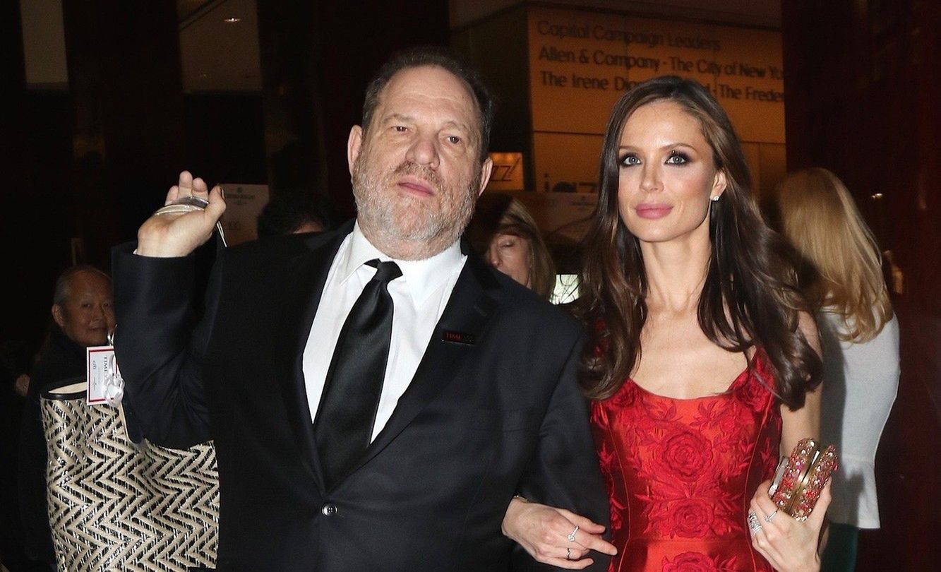 Harvey Weinstein z żoną Georginą Chapman