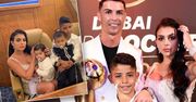 Cristiano Ronaldo z całą rodziną na gali w Dubaju! Georgina Rodriguez lśniła w diamentowej kreacji