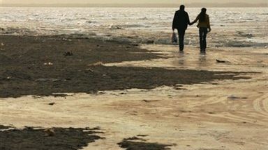 Nad brzegiem rzeki Sungari w Harbinie