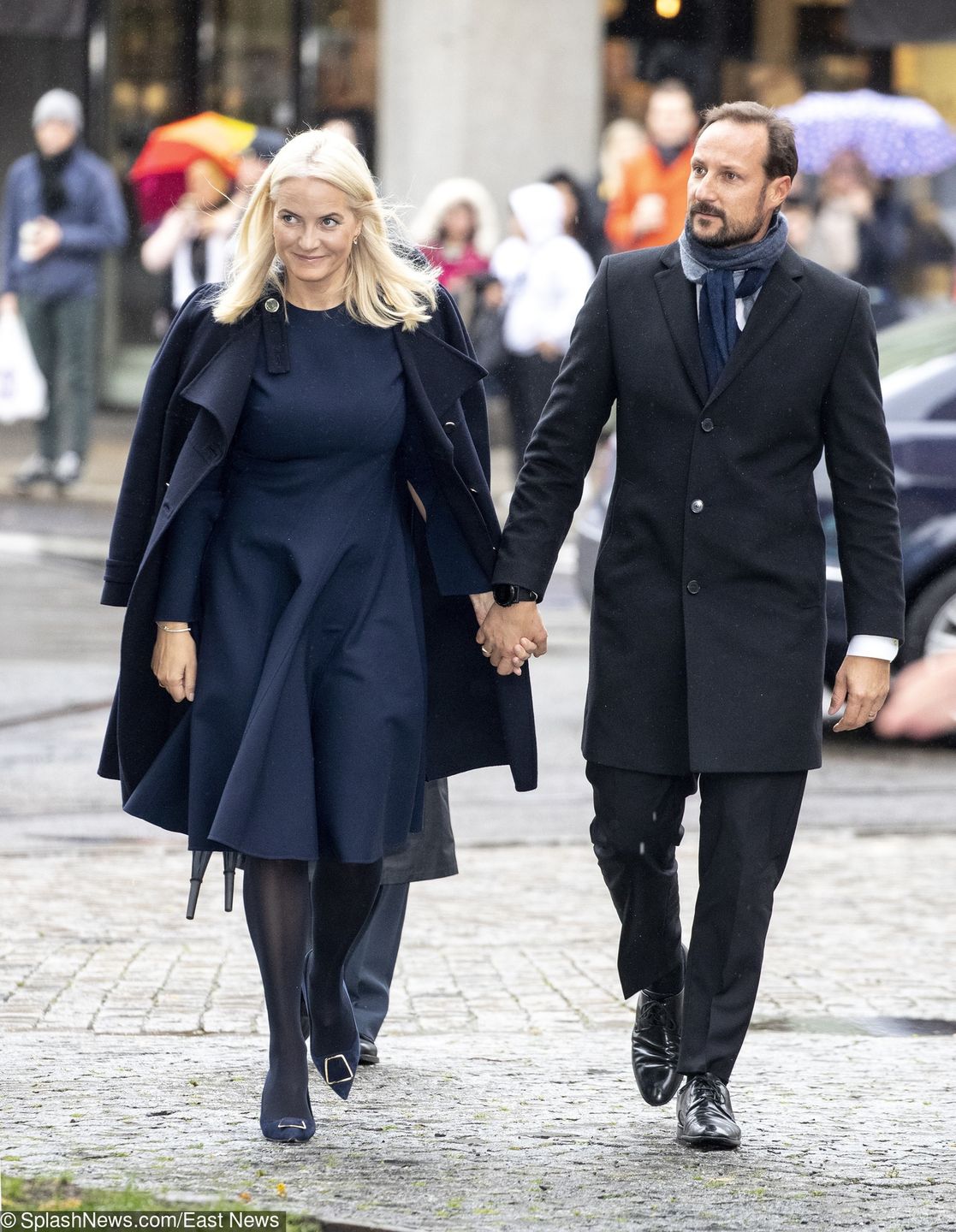 Mette-Marit z mężem księciem Haakonem 