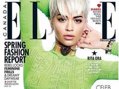 Rita Ora na okładce lutowego "Elle Canada"