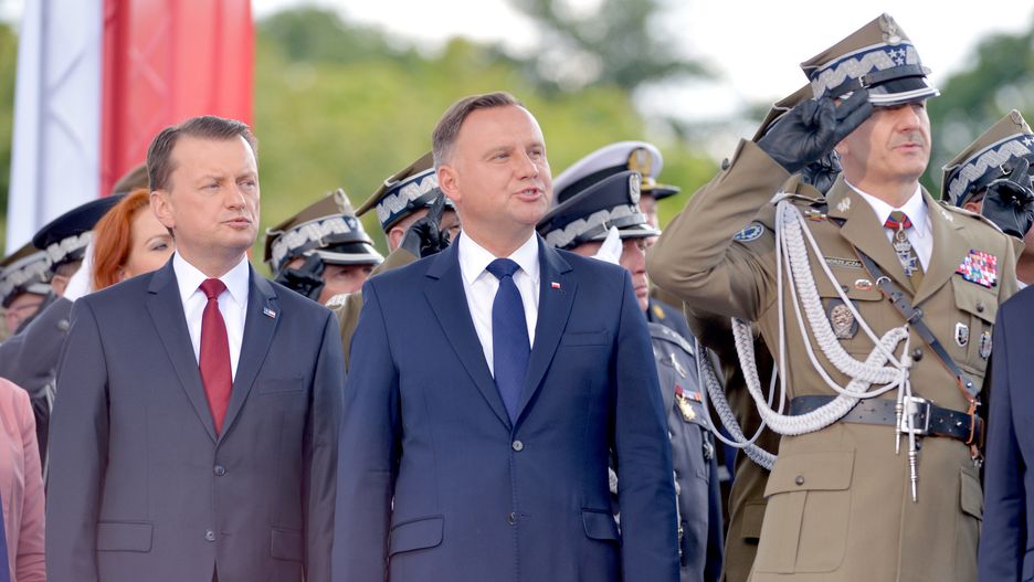 Przysięga żołnierzy WOT. Na miejscu prezydent Andrzej Duda