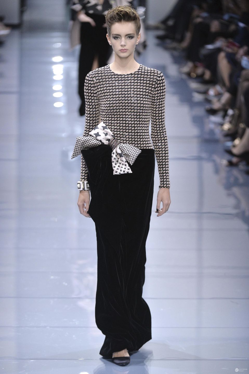 Paulina Frankowska, Armani Prive haute couture jesień-zima 2016/2017 (fot. ONS)