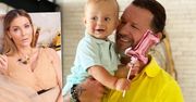 Radosław Majdan pochwalił się zdjęciem z 1. urodzin Henia. Tort? Zupełnie nie w stylu Rozenek