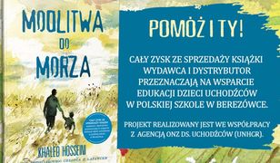 Zysk ze sprzedaży "Modlitwy do morza" wydawnictwo przekaże na rzecz uchodźców