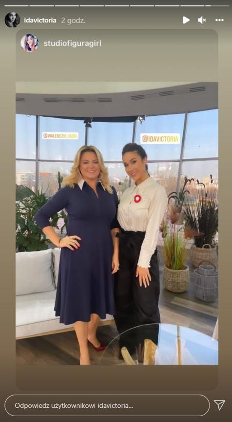 Ida Nowakowska w patriotycznym wydaniu. Fot. InstaStories