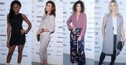 Gwiazdy na otwarciu salonu fryzjerskiego: Osi Ugonoh, Klaudia Halejcio, Ewa Mielnicka, Izabela Zwierzyńska