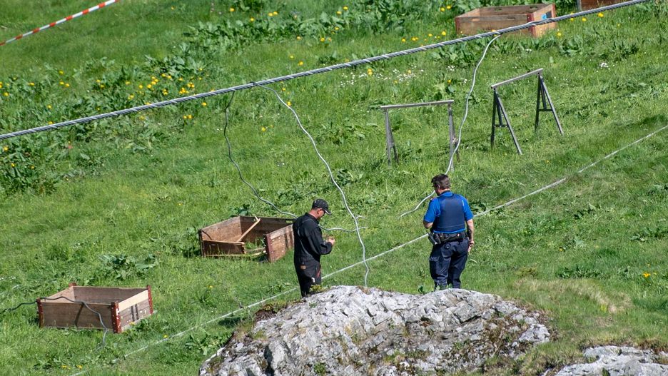 Na górze Titlis w Szwajcarii pękła lina kolejki gondolowej