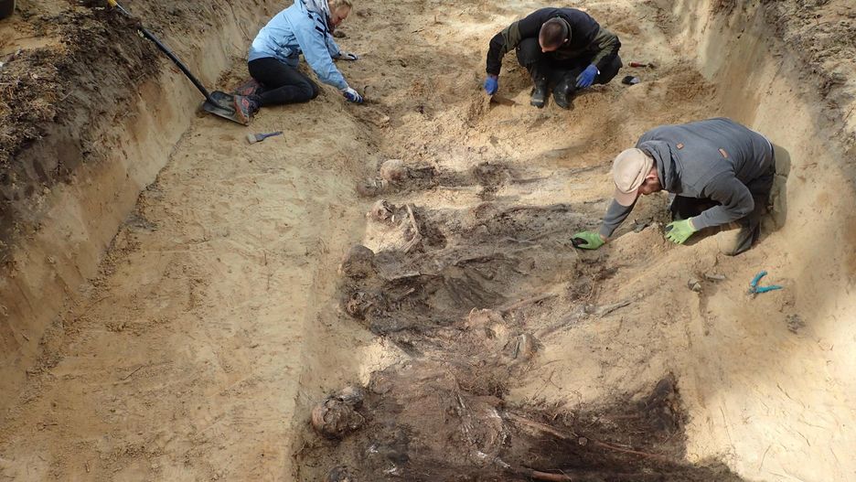 Archeolodzy ze stowarzyszenia POMOST