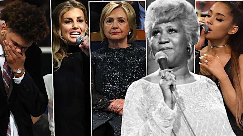 Pogrzeb Arethy Franklin. Gwiazdy