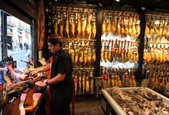 Tradycyjna hiszpańska szynka z mięsa z Polski