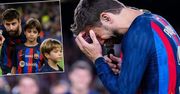 Kolejna rewolucja w życiu Pique! Najpierw rozstanie z Shakirą, a teraz pożegnanie z Barceloną. Zalanego łzami piłkarza wspierali synowie