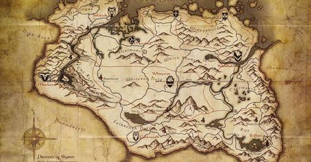 Świat Skyrim zachwyca swoim rozmiarem