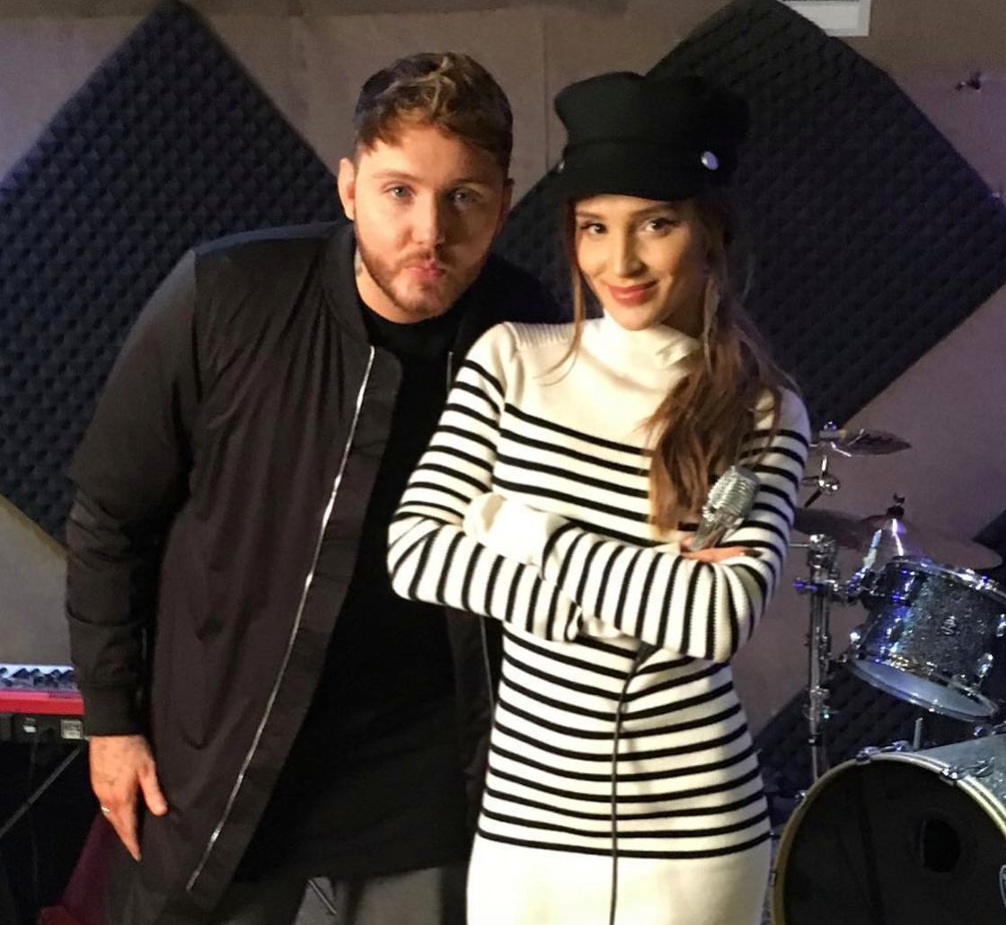 James Arthur i Marina Łuczenko-Szczęsna. 