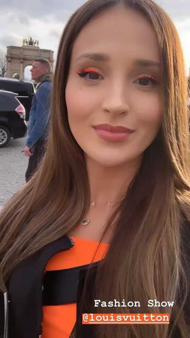 Marina na pokazie Louis Vuitton