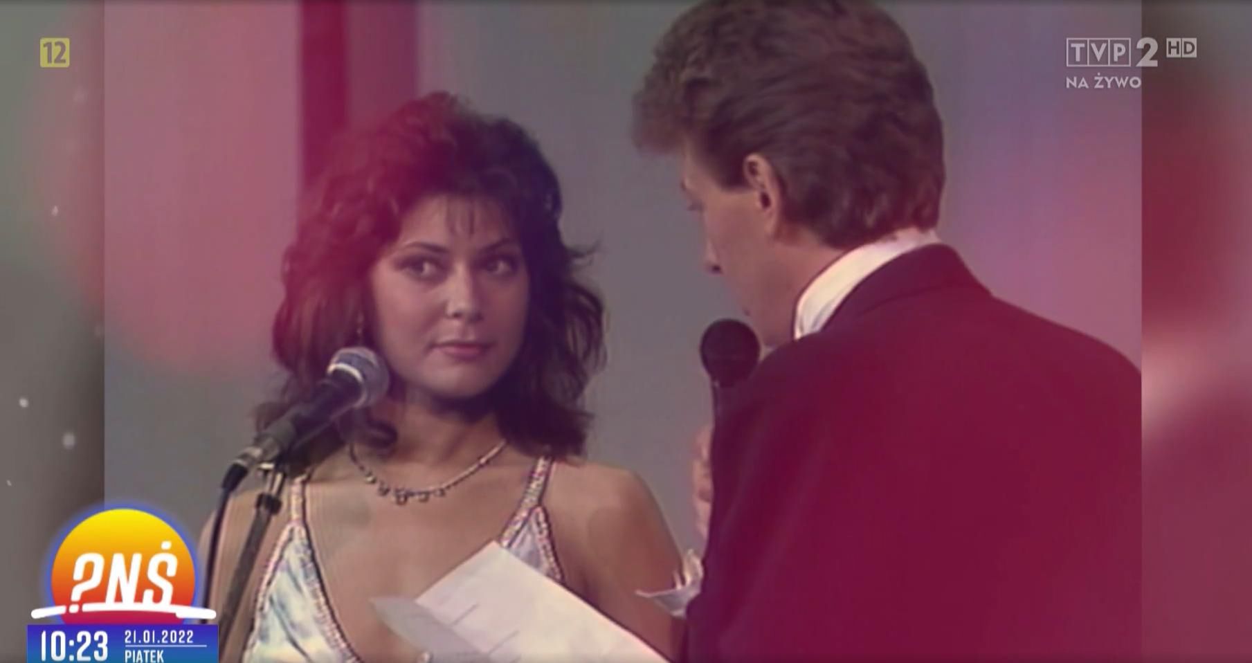 Karina Wojciechowska w 1991 roku