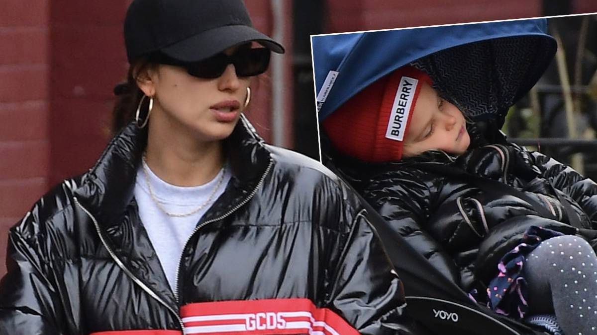 Irina Shayk z córką na spacerze