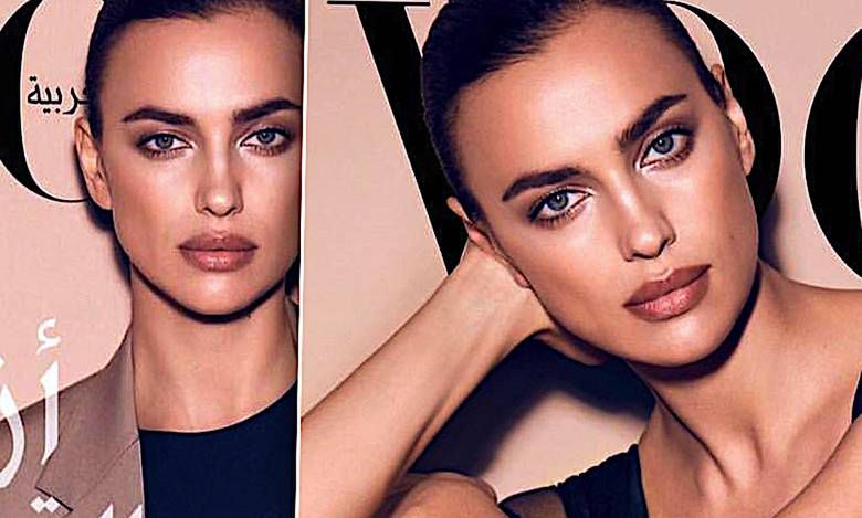 Irina Shayk, dwie okładki VOGUE